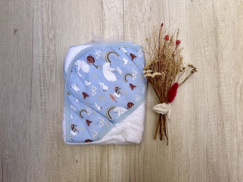SET TOALLON + BABITA BEAR CELESTE - comprar online