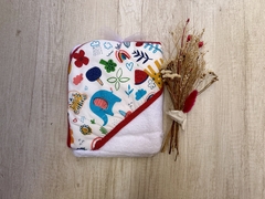 SET TOALLON + BABITA SELVA ROJO - comprar online