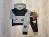 CONJUNTO DARLON BUZO + BABUCHA COMBINADO GRIS OSCURO - comprar online
