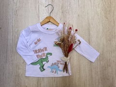 REMERA DINOS BLANCA - comprar online