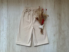 PALAZZO DARLON CON MOÑITOS BEIGE - comprar online