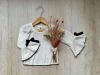 REMERA DE MORLEY PRINCESA MANGAS MOÑITOS BLANCA - comprar online