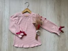 BUZO DARLON ACANALADO MANGA MOÑITOS RAYADO ROSA - comprar online
