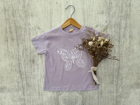 REMERA MARIPOSA LILA - comprar online