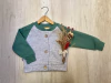 BOMBER FRIZADA COMBINADA GRIS/VERDE - comprar online