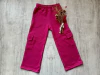 PALAZZO CARGO FRIZADO FUCSIA - comprar online
