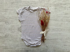 BODY DE MORLEY RAYADO BLANCO Y BEIGE