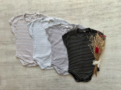 BODY DE MORLEY RAYADO BLANCO Y BEIGE - comprar online
