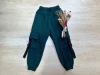 BABUCHA CARGO FRIZADA TIRANTES VERDE INGLES - comprar online