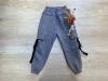BABUCHA CARGO FRIZADA TIRANTES GRIS OSCURO - comprar online