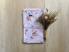 MANTA RECIBIDORA DOBLE DE ALGODÓN FLOREADO ROSA - comprar online