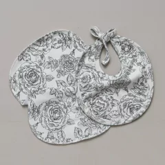 BABY BOX MADERA INFINITO - AJUAR 10 PIEZAS FLOREADO GRIS - tienda online
