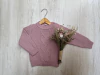 SWEATER DE LANA TEJIDO CORAZON ROSA VIEJO - comprar online