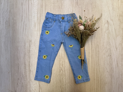 JEAN BORDADO MARGARITAS - comprar online