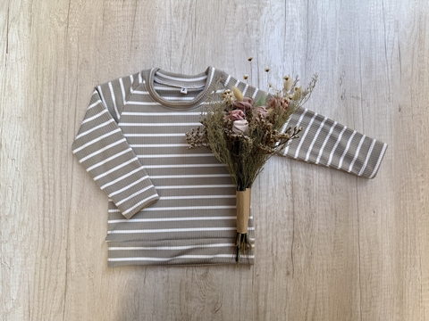 BUZO DARLON RAYADO GRIS - comprar online