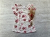 REMERA VOLADOS FLOREADA BLANCA