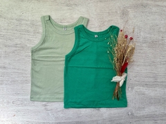 MUSCULOSA BASICA VERDE - comprar online