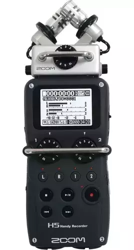 Gravador De Audio Zoom H5 Com Sistema De Microfone Intercambiável Maya Equipamentos Fotográficos