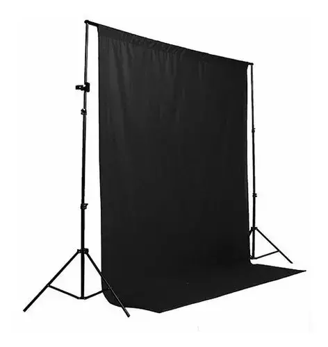 Tecido Fundo Infinito Preto 3x5 Metros Para Estúdio Fotográfico Maya Equipamentos Fotográficos