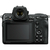Câmera mirrorless Nikon Z8 vista de trás, com visor e tela LCD apagados.