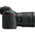 Câmera mirrorless Nikon Z8 corpo, destacando a lente e os controles.

