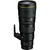 Lente Nikon Z 600mm f/6.3 VR S em fundo branco.

