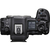 Câmera Canon Eos R5 Mark II corpo, vista frontal com detalhes do sensor.

