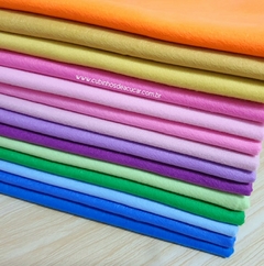 Feltro Santa Fé Liso 50cm x 1,40m Diversas Cores na internet