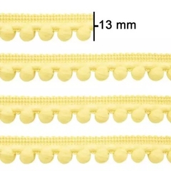 Fita Mini Pompom 13mm - 2 metros