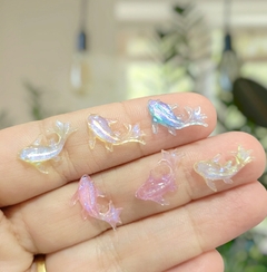 Aplique Miniatura Peixinhos - 25 Unidades