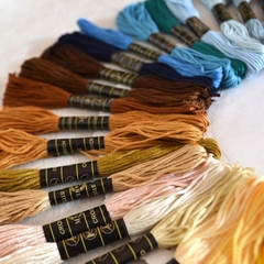 100 Peças Linhas de Meada Diversas Cores - loja online