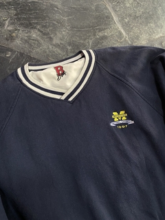 Buzo Rompeviento Michigan Wolverines reversible L - Ropa High Style