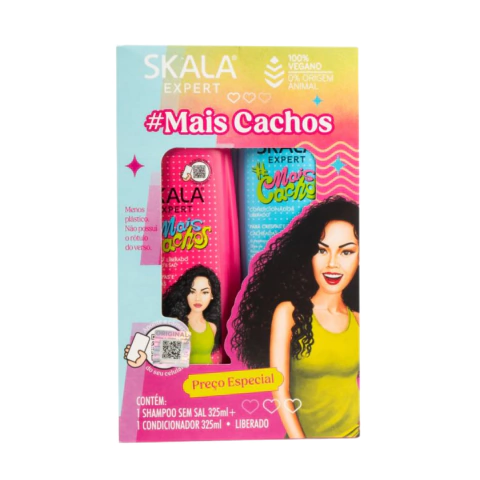 SKALA MAIS CACHOS KIT SHAMPOO + ACONDICIONADOR 2u - comprar online