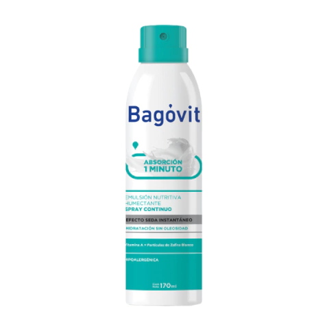 BAGOVIT ABSORCION 1 MIN EMULSION HIDRATANTE SPRAY 170ml