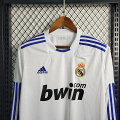 CAMISA RETRÔ DO REAL MADRID - MANGA LONGA - HOME 10/11 - comprar online