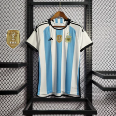 CAMISA DA ARGENTINA - PAPTCHS CAMPEÃO DO MUNDO - HOME 22/23