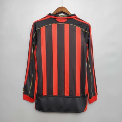 CAMISA RETRÔ DO MILAN - MANGA LONGA - 06/07 - loja online