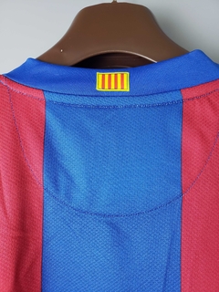 CAMISA RETRÔ DO BARCELONA - HOME MANGA LONGA 07/08 - loja online