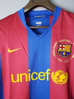 CAMISA RETRÔ DO BARCELONA - HOME MANGA LONGA 07/08 - comprar online