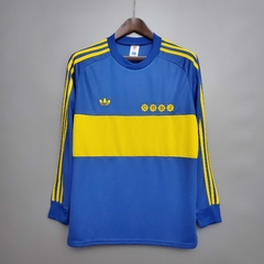CAMISA RETRÔ DO BOCA JUNIORS - MANGA LONGA 1981