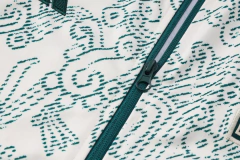 CONJUNTO AGASALHO DO MÉXICO - ZÍPER COMPLETO - CAMURÇA/VERDE 22/23 - loja online