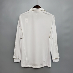 CAMISA RETRÔ DO REAL MADRID MANGA LONGA - HOME 11/12 na internet