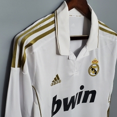 Imagem do CAMISA RETRÔ DO REAL MADRID MANGA LONGA - HOME 11/12