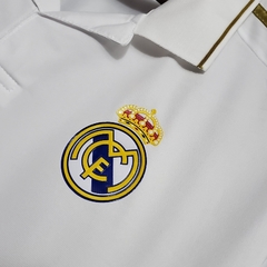 CAMISA RETRÔ DO REAL MADRID MANGA LONGA - HOME 11/12 - loja online