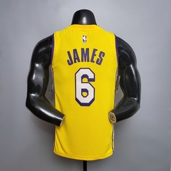 CAMISETA LOS ANGELES LAKERS - JAMES 6 - YELLOW - comprar online