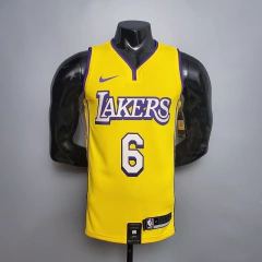 CAMISETA LOS ANGELES LAKERS - JAMES 6 - YELLOW