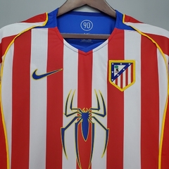 CAMISA RETRÔ DO ATLÉTICO DE MADRID - HOME 04/05 - comprar online