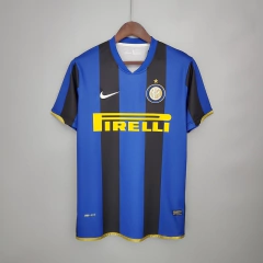 CAMISA RETRÔ DA INTER DE MILÃO - HOME 08/09