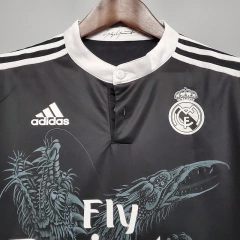 CAMISA RETRÔ DO REAL MADRID - MANGA LONGA THIRD 14/15 na internet