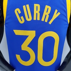 CAMISETA DO GOLDEN STATE WARRIORS - CURRY 30-AZUL- 75 ANOS DO NBA - comprar online